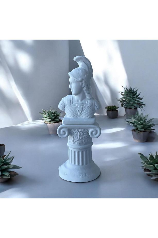 Dekoratif Obje Biblo Athena Antik Yunan Yükseklik 12 cm (Model 2 Boyutludur) - 2