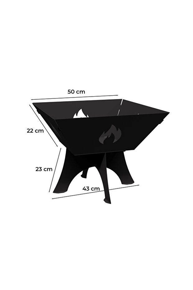 FireGlow Metal Ateş Çukuru - 5