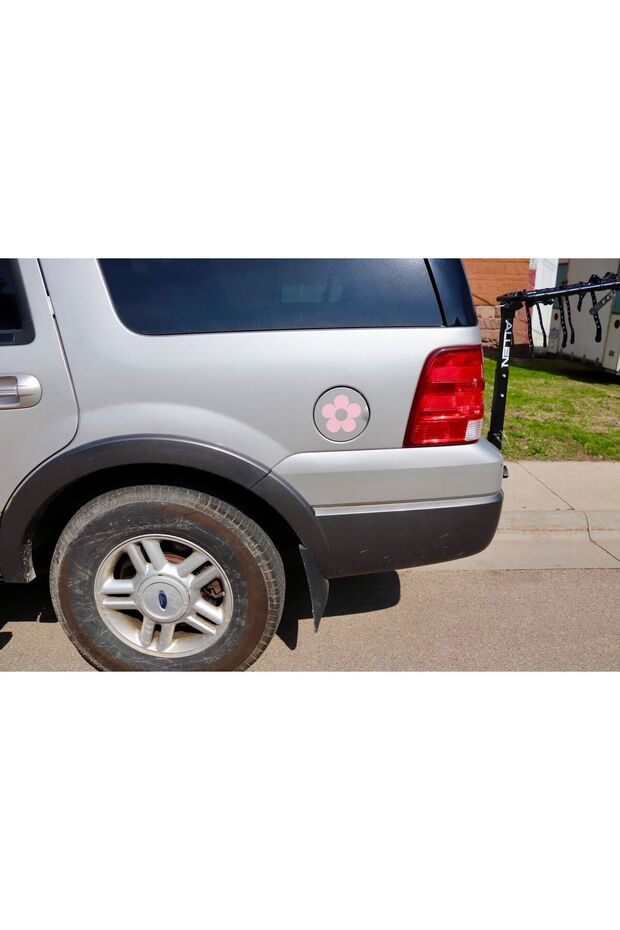 ÇİÇEK ARABA STİCKER - 2