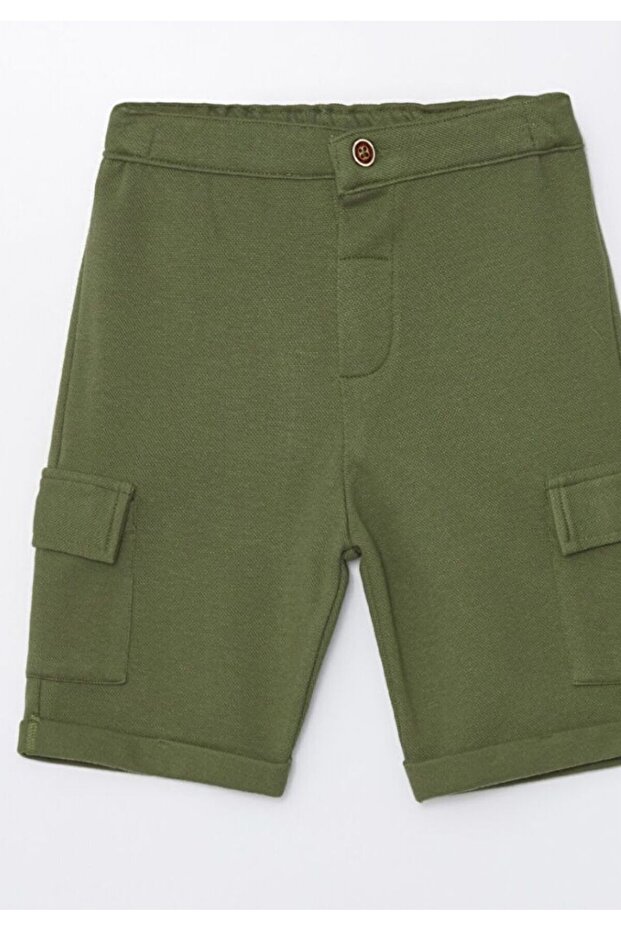 LCW baby Resort Yaka Kısa Kollu Baskılı Erkek Bebek Gömlek ve Şort 2'li Takım - 2