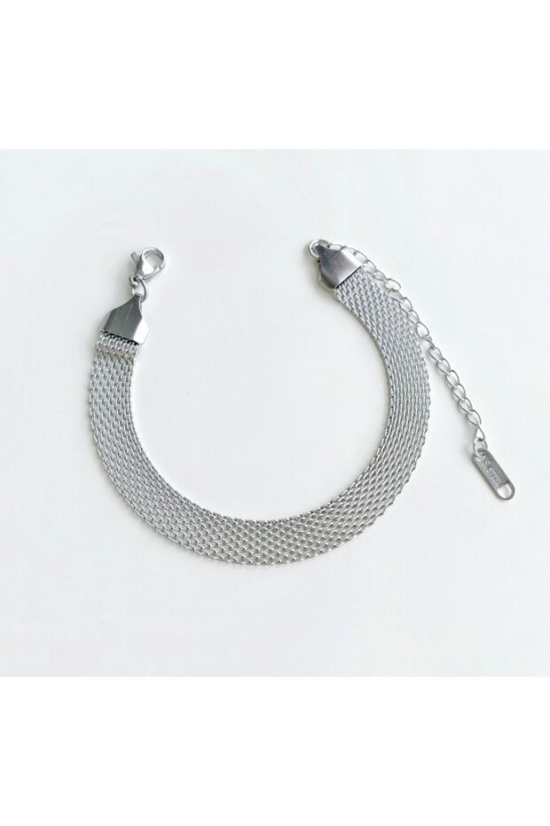 Çelik hasır silver bileklik - 2