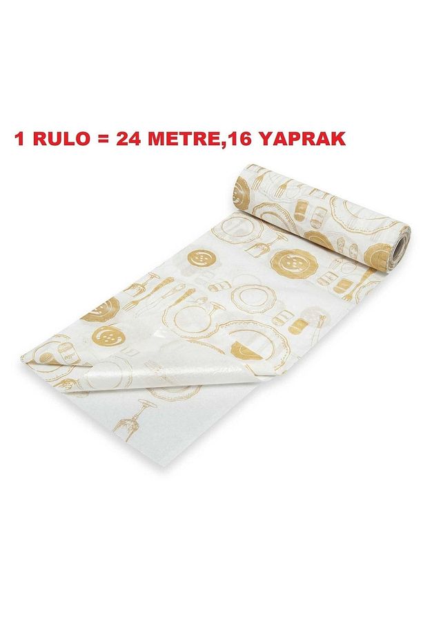Kullan At Kağıt Masa Örtüsü 24 Metre 16 YAPRAK - 1