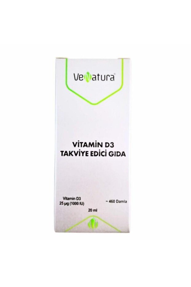 1000 Iu Vitamin D3 - Food Supplement 20 Drops