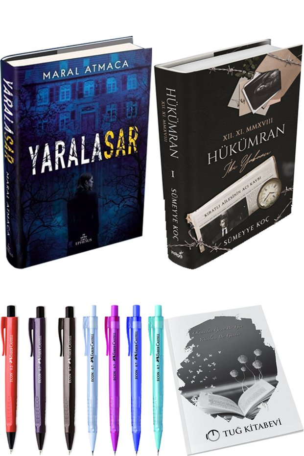 Yaralasar 1 Ciltli and Hükümran 1 İki Yabancı Ciltli Sümeyye Koç + Gift