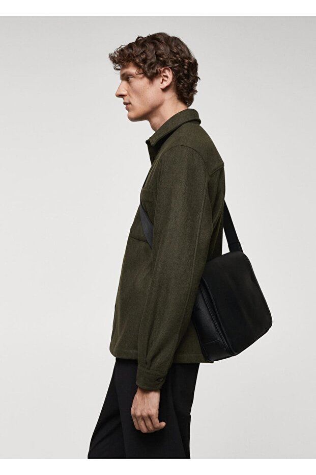 Regular kesim cepli gömlek ceket - 5