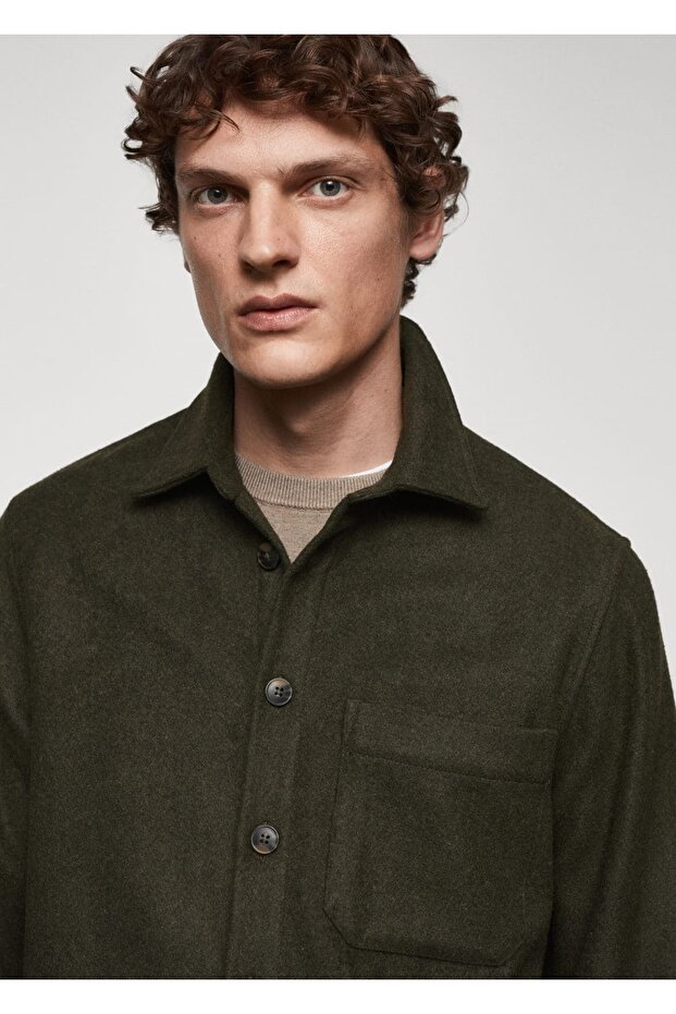 Regular kesim cepli gömlek ceket - 6