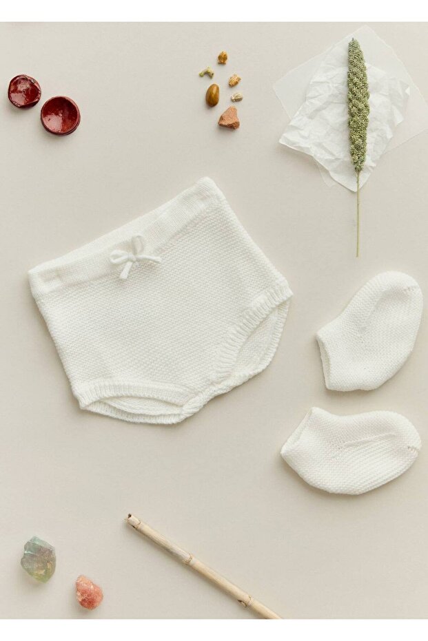 Pamuklu Triko Şort - 5