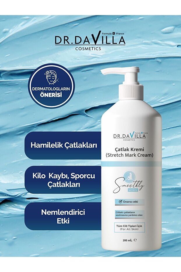 DR. DAVILLA 200ML Anti-Stretch Mark and Intense Moisturizing Repair Cream (for Pregnancy and Sports Stretch Marks)