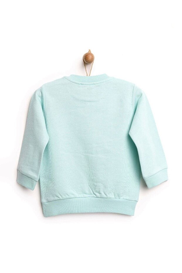 Dívčí mikina Basic Mint - deesha - 2