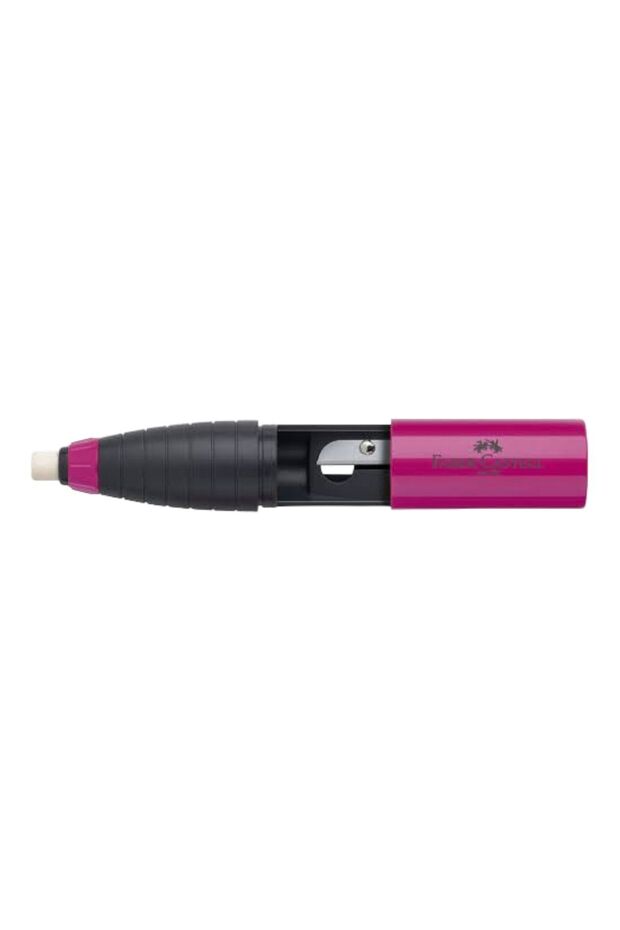 F.c Round Eraser Pencil Sharpener Eraser and Sharpener in One - 2