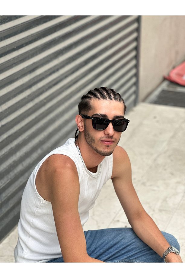 Polarize Çerçeveli Unisex Güneş Gözlüğü Siyah Renk - 2