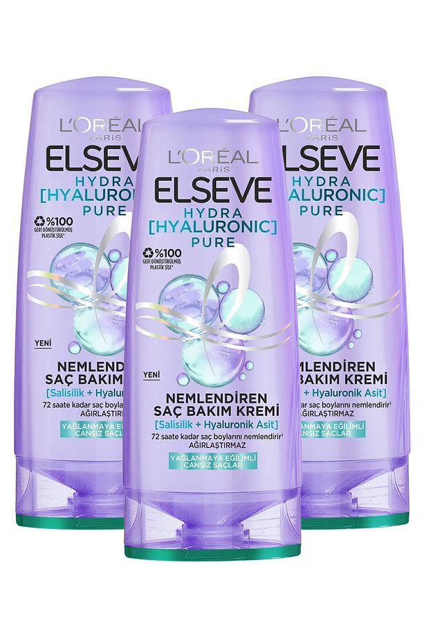 Hydra Hyaluronic Pure Saç Kremi 250 ml X 3 Adet - 1