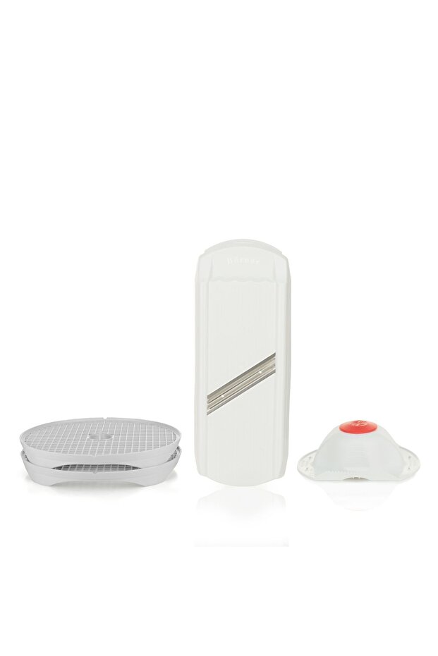 BÖRNER CİPSMAKER+SLİCER+HOLDER BEYAZ - 1