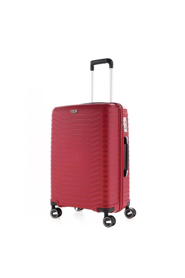 Ççs 5235 Polipropilen Küçük Boy Valiz Bordo - 1