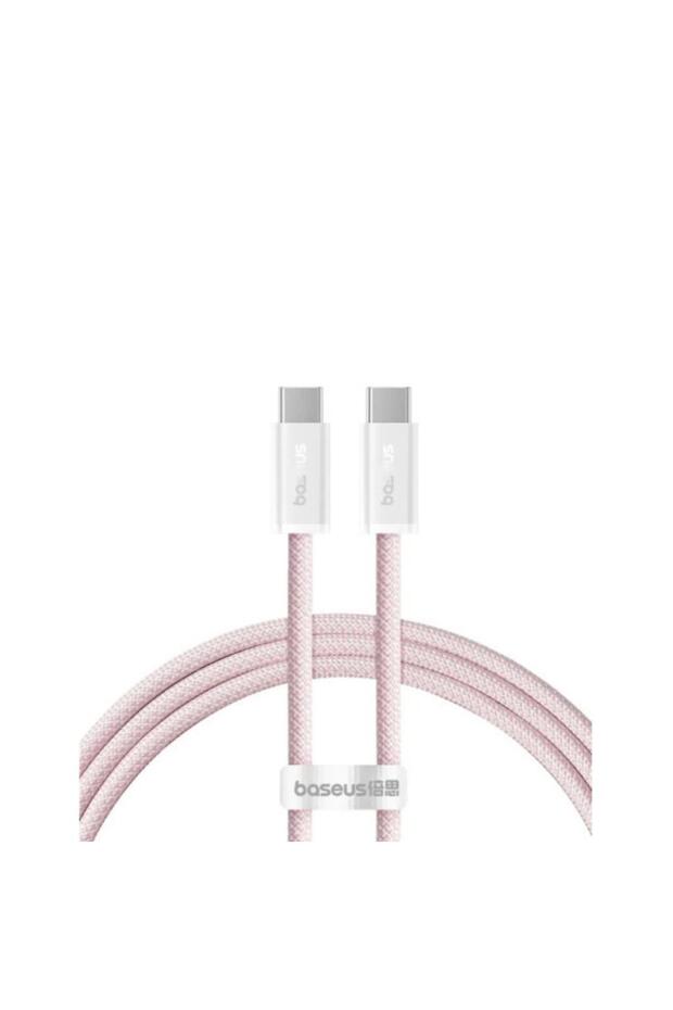 Süper Dayanıklı 1 m 100W Type C To Type C Şarj Kablosu, E-Marker Çipli Akım Isı Korumalı - 1