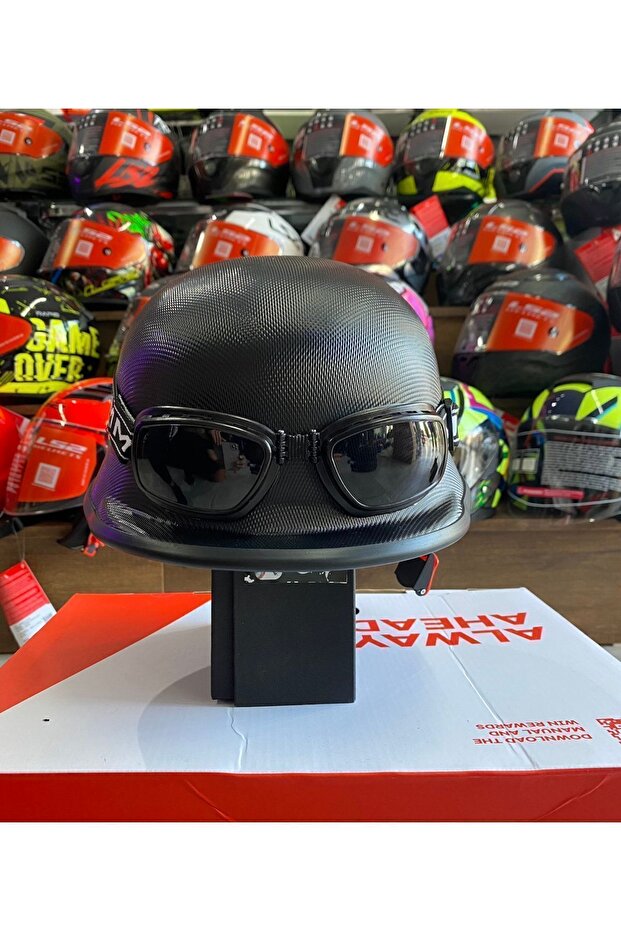 Chopper Gözlüklü Kask - 6