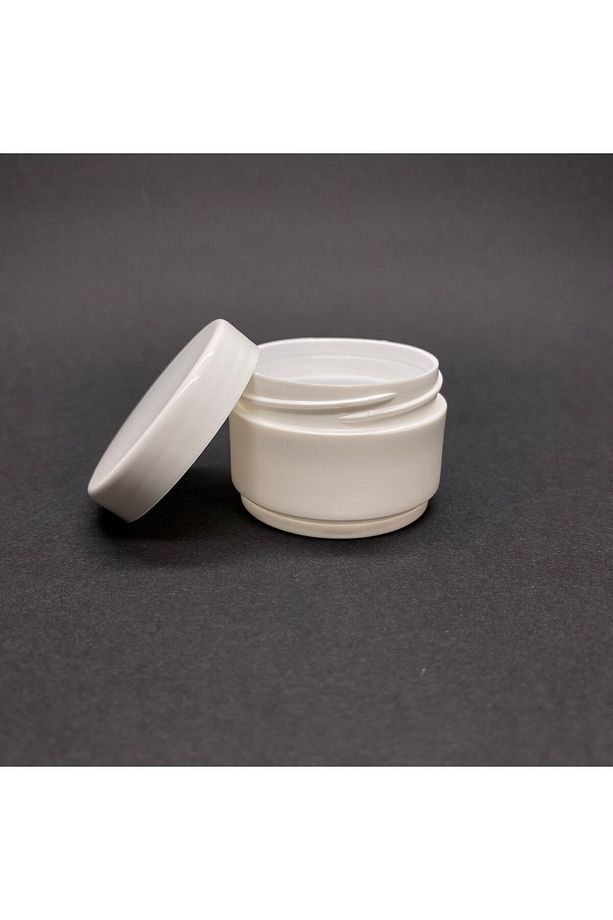 3 ADET 25 CC PİTY KREM KAVANOZU - KAPAKLI - SADE KREM KUTUSU - POMAT KUTUSU 3*25ML - 3