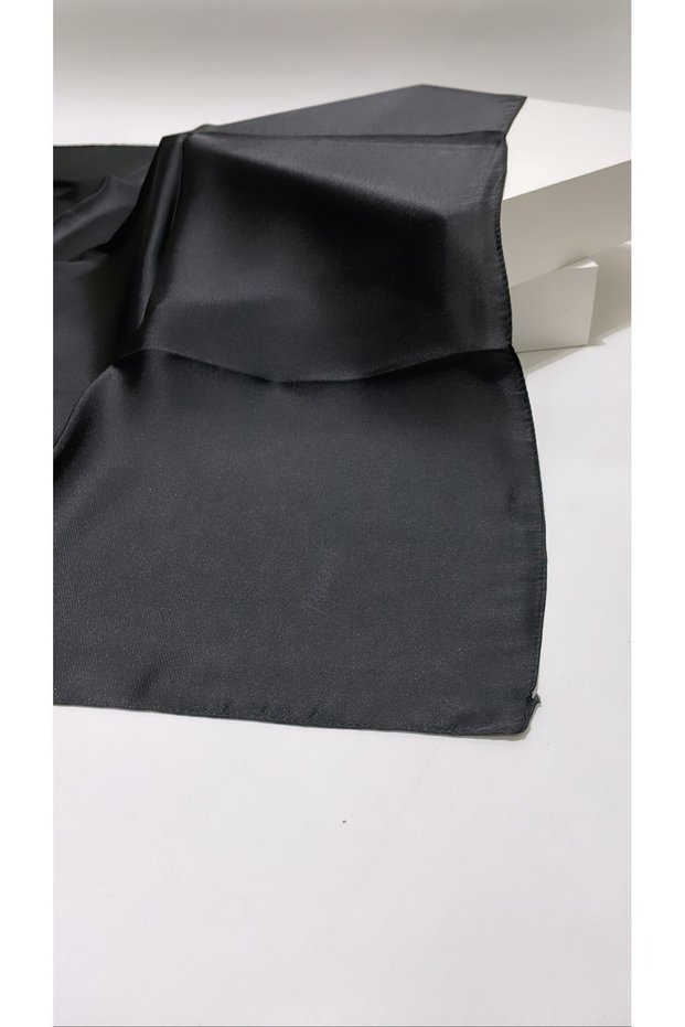 Scarf - New Product Gold Scarf Solid Color Whether Evening Dress or Daily Use Hijab Wear (Black)