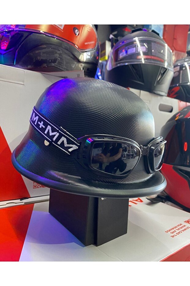 Chopper Gözlüklü Kask - 4