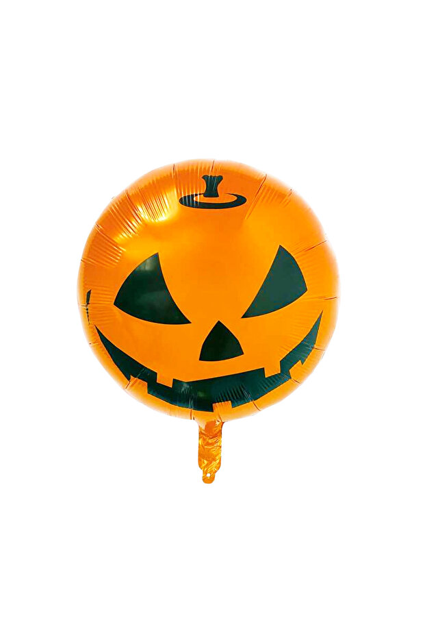 Halloween Smiling Pumpkin Round Foil Balloon 45 cm