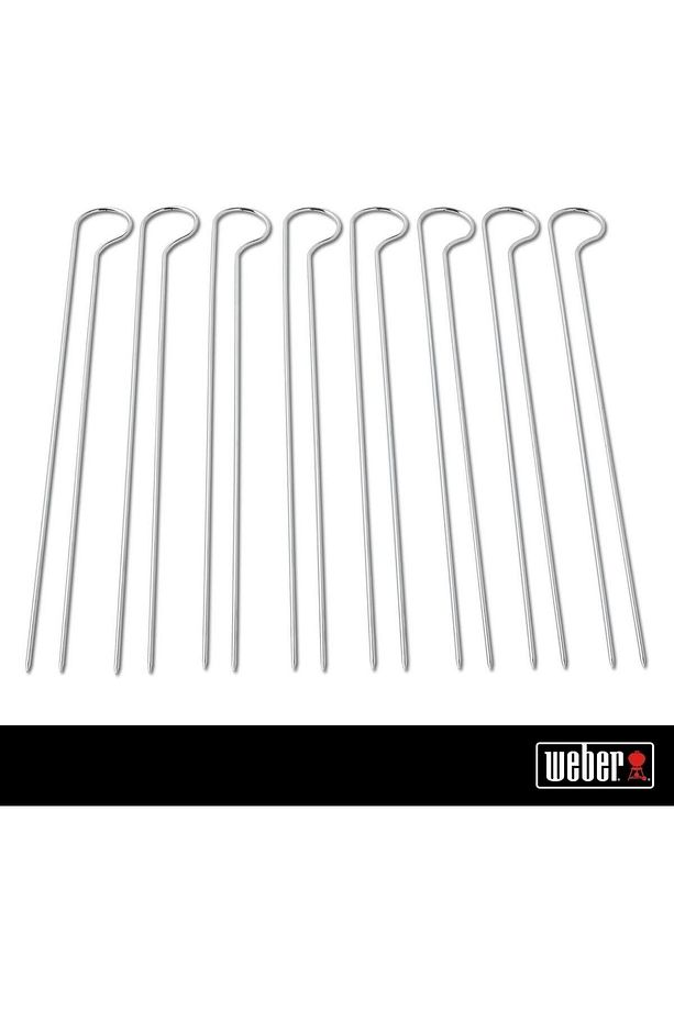 6320 Izgara Barbekü Şiş Seti 8 Adet Grilling Skewers Set - 2