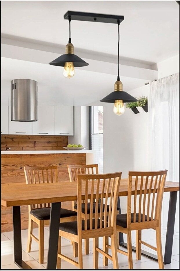 Mercan Siyah Kasa Sarkıt Avize - 1