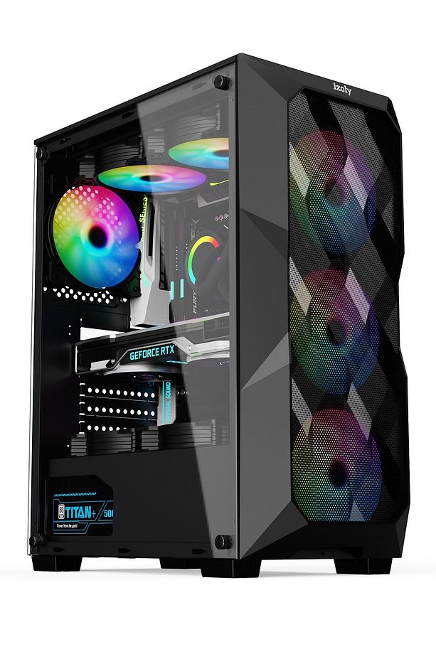 Twilight I5-10400f 8gb 256gb Ssd M.2 Gddr5 Gtx 1650 500w 80+ Oyuncu Masaüstü Bilgisayarı - 1