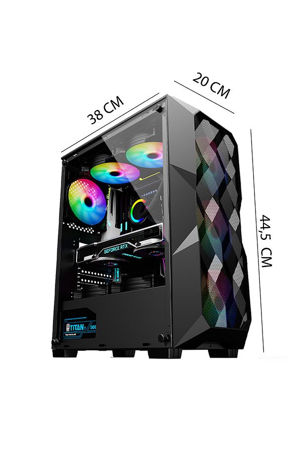 Twilight I5-10400f 8gb 256gb Ssd M.2 Gddr5 Gtx 1650 500w 80+ Oyuncu Masaüstü Bilgisayarı - 5
