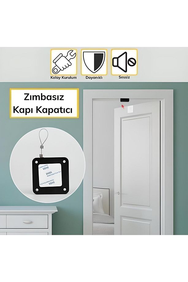 Otomatik Kapanan Hızlı Otomatik Kapı Kapama Aparatı - 3