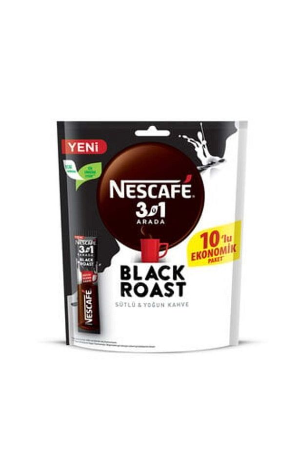3ü1 Arada Black Roast 15 G * 10'lu Paket ( 1 ADET ) - 1