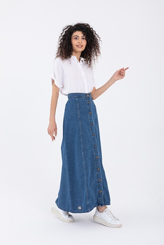 Maxi Mid Tone Kot Etek - 2