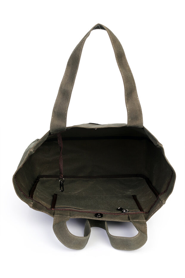 Geantă de umăr - Pânză - 4