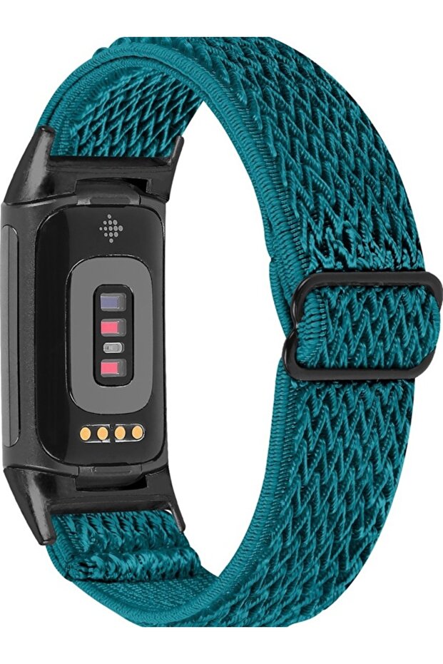 Fitbit Charge 5 Elastik  Örgü Watch Kordon - 1