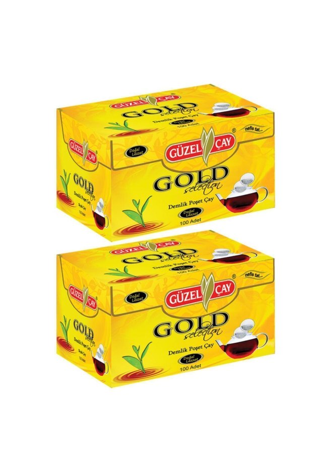 Gold Selection - Set of 100 Teapot and Tea Bags