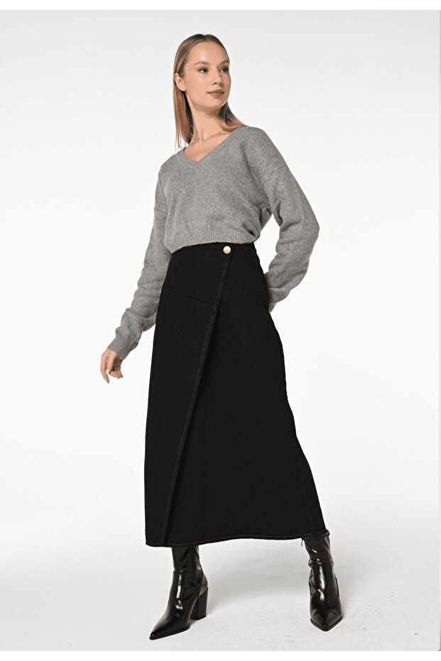 Lurdes Etek-siyah - 1