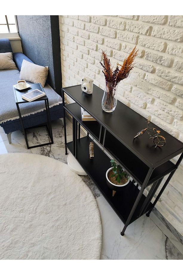 Mondrian Dresuar Siyah Ahşap & Velora C Sehpa Siyah Ahşap - 2