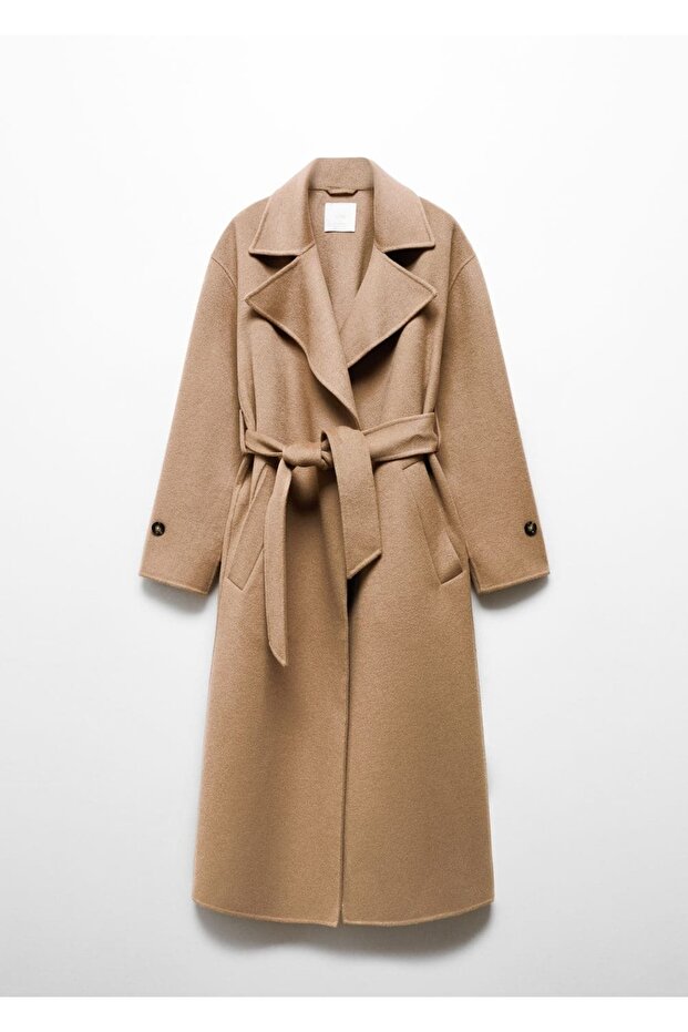 Belted wool coat - 3