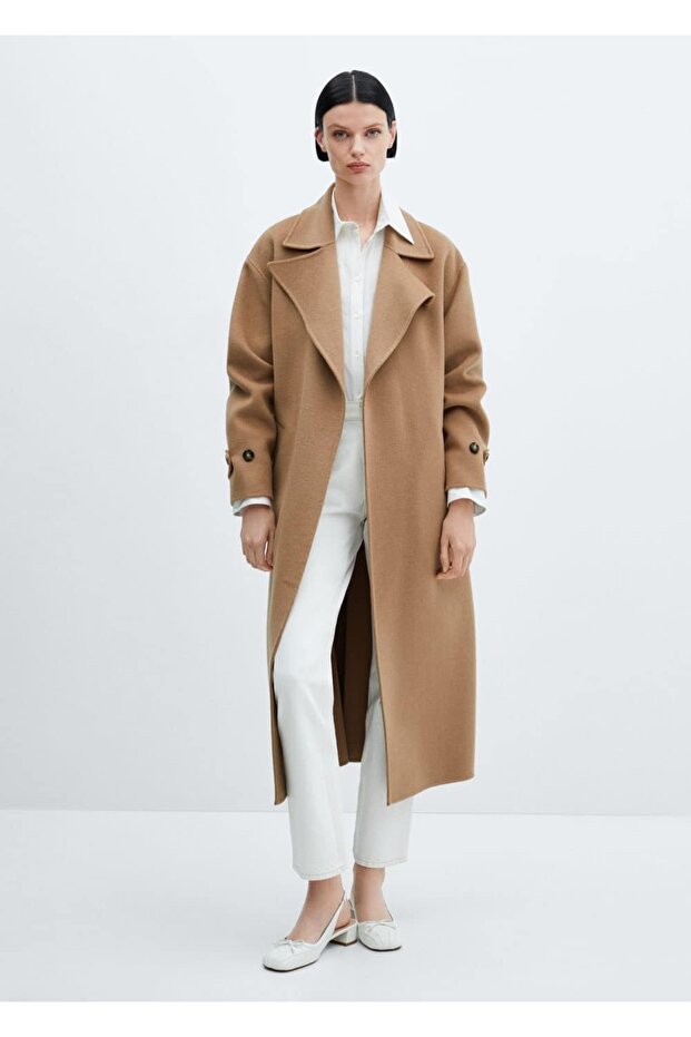Belted wool coat - 2