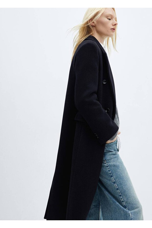 Manteco Wool Double Breasted Coat - 5