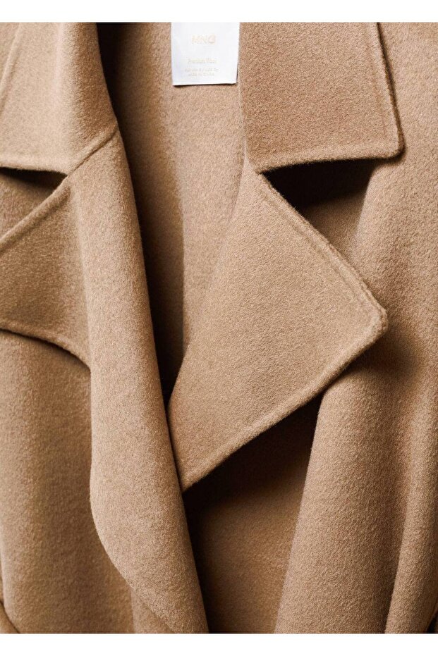 Belted wool coat - 8