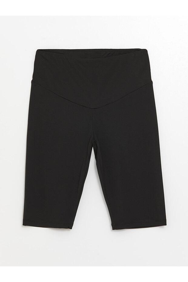 LCW Vision Kadın Beli Lastikli Düz Biker Şort Tayt - 5