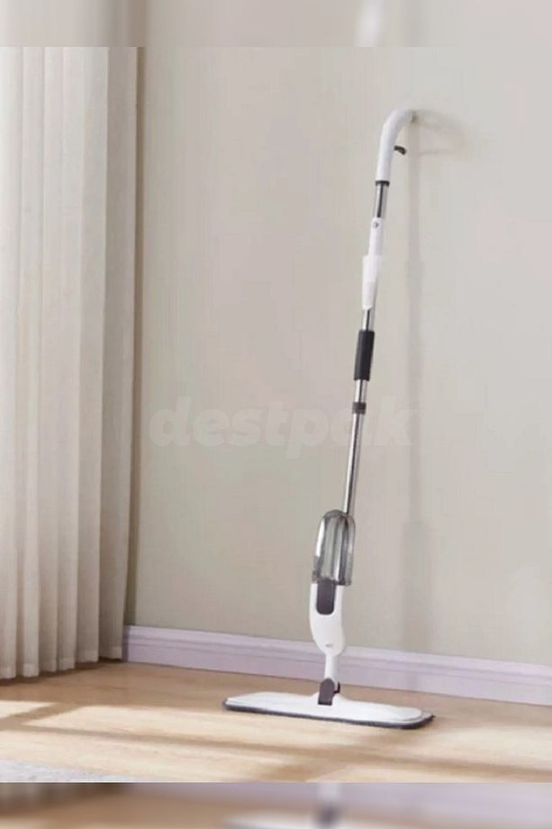 Sprey Mop - 4 Adet Mikrofiber Bezli (Yıkanabilir) - Ekstra Kaliteli - Deterjan Hazneli - 3