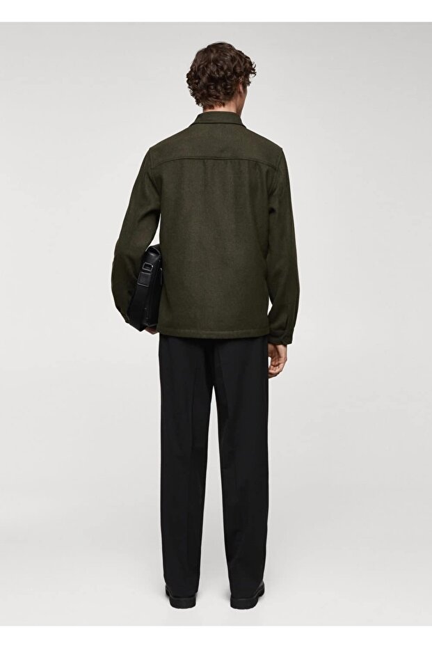 Regular kesim cepli gömlek ceket - 4