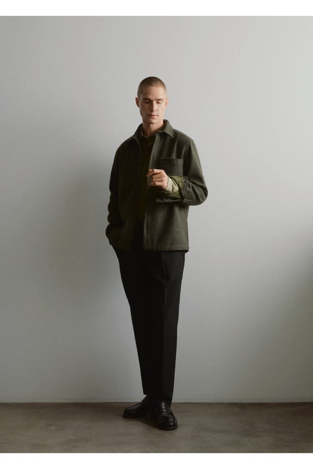 Regular kesim cepli gömlek ceket - 8