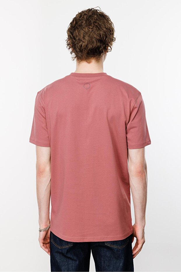 Phoenix And Fire Regular Tshirt - Gül Kurusu - 5