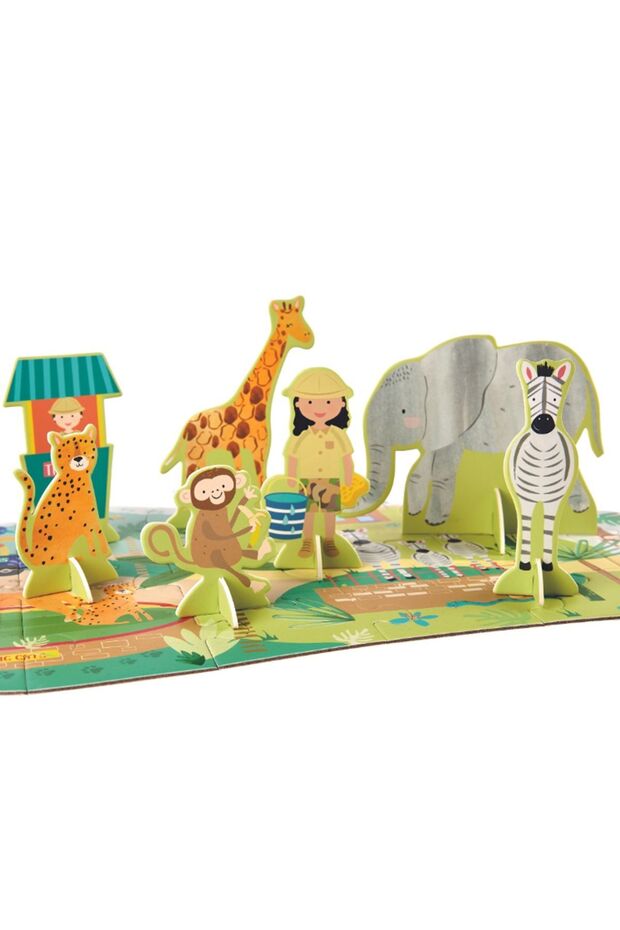 60 Parça ''Safari Park'' Pop Out Yer Yap-bozu - 3