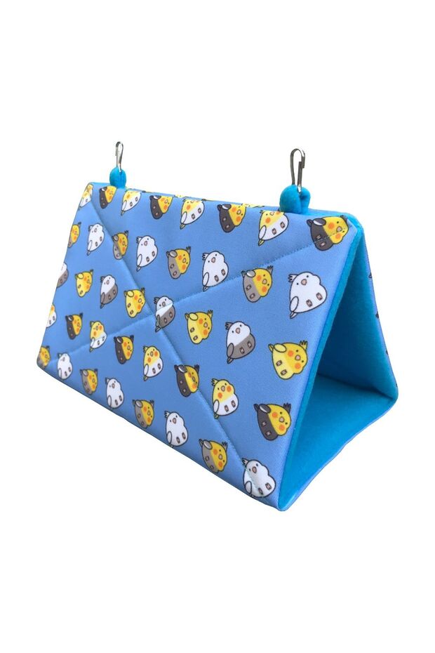 Cockatiel Nest Sleeping Hammock Tent Blue Sltnhmk11