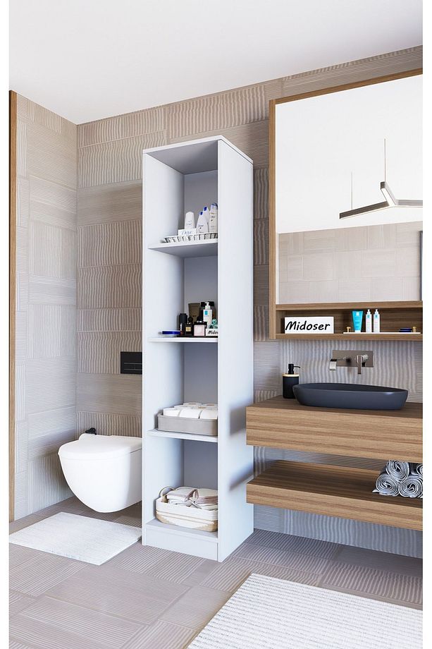 Yaman Mat Beyaz Tek Kapaklı 4 Raflı Çok Amaçlı Mutfak Kiler Ve Banyo Dolabı - 5