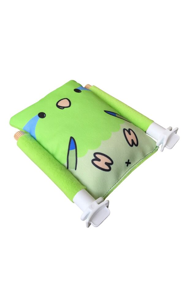 Bird Bed Soft Resting Pillow Double Sided Sleeping Perch Light Green Forpus Parrot Bed Perch