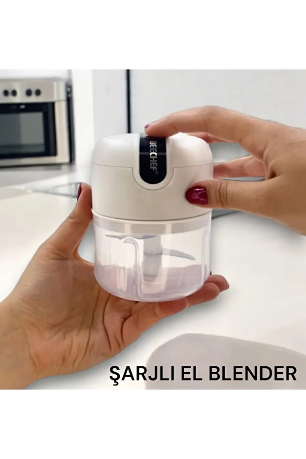 Şarjlı ve Güçlü Hasuba Mini Blender - 3